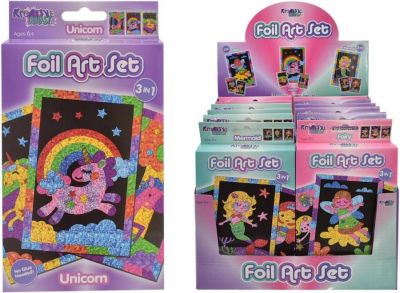 Unicorn Foil Art (£2.99)